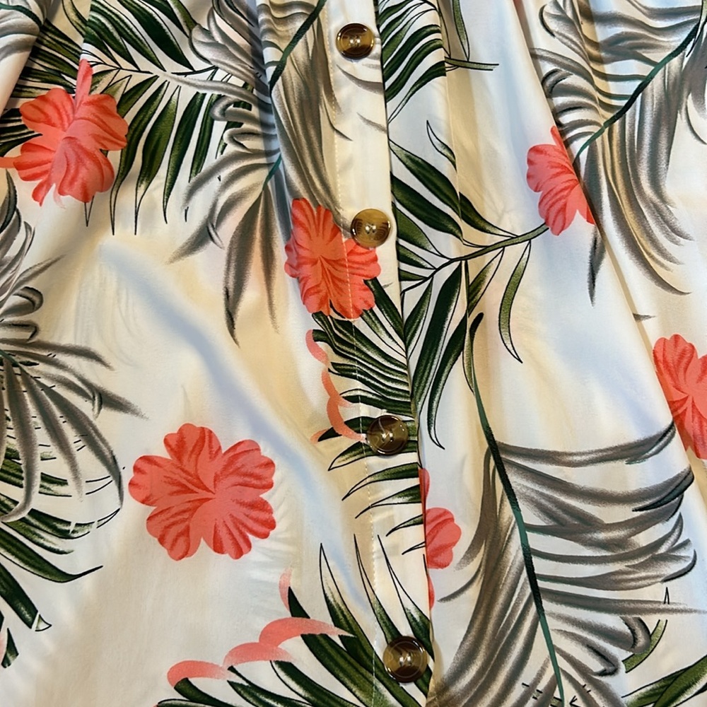 Floral Button-Down Sundress large - Picture 4 of 5